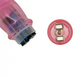 Dual Stimulator Butterfly Vibrator (Pink clear)