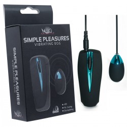 Simple Pleasures Vibrating Egg (Blue)