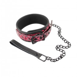 Collar With Leash (Red)