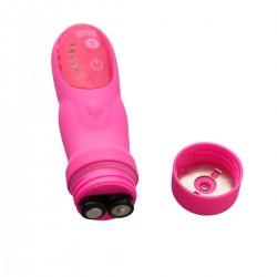 5 Modes Dual Mini Nubby Bullet (Pink)