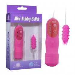 5 Modes Mini Nubby Bullet (Pink)