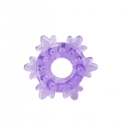 Heavy Cock Ring Ice Flower (Purple)