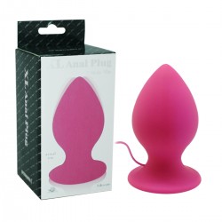 7 Modes Vibration Mega Anal Plug (Rose)