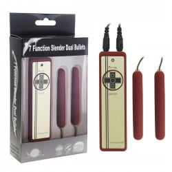 Twin Turbo Bullets 7 Modes Slender Dual Bullets (Red)