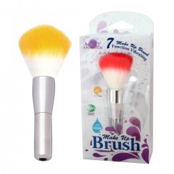 7 Modes Vibrating Make Up Brush (Yellow)
