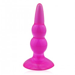 Anal Pleasure Butt Plug Bulbs Probe (Pink)