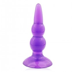 Anal Pleasure Butt Plug Bulbs Probe (Purple)